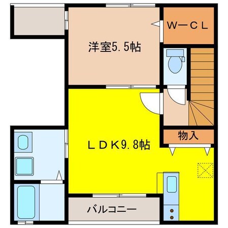 カーサ ソレイユの物件間取画像